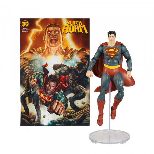 McFarlane - DC Black Adam Page Punchers Actionfigur & Comic: Superman