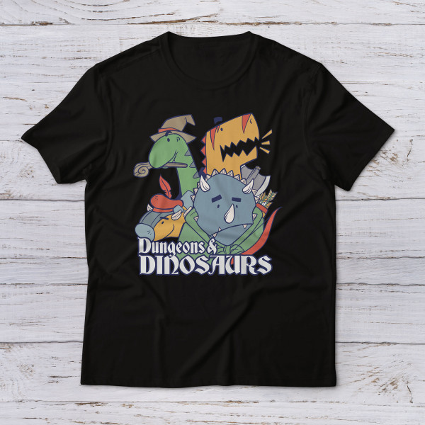 Lootgear - Gaming: Dungeons & Dinosaurs T-Shirt