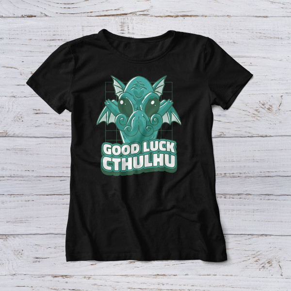 Lootgear - Cartoon World: Good Luck Cthulhu T-Shirt