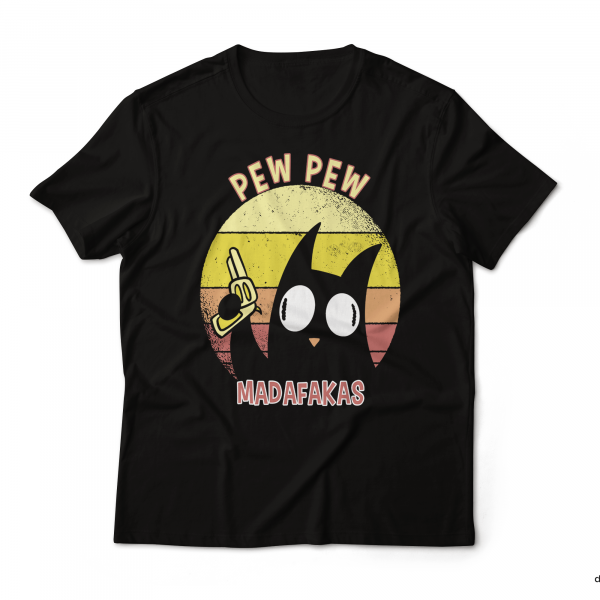 Lootgear - Fun Shirts: Pew Pew Madafakas Cat